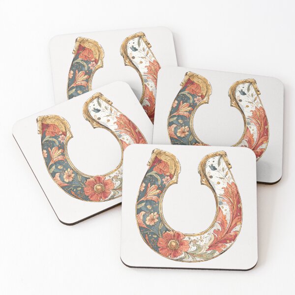 Item preview, Horse shoe with flowers luck charm designed and sold by MendaciousMina.