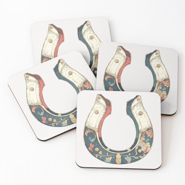 Item preview, Horse shoe with flowers luck charm designed and sold by MendaciousMina.