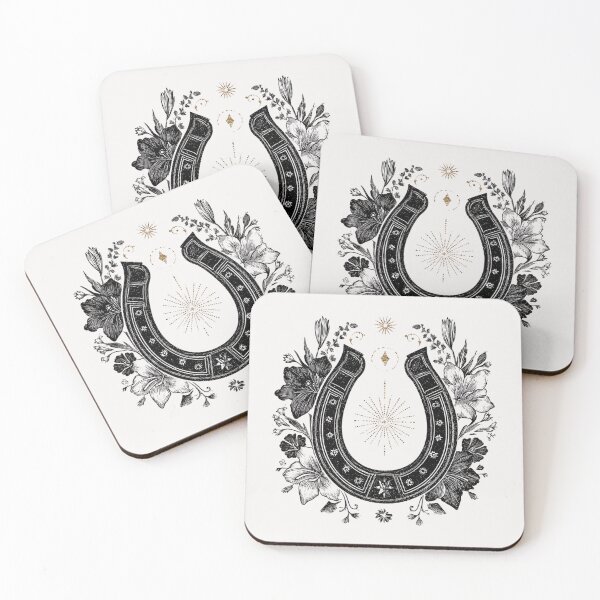 Item preview, Horse shoe with flowers luck charm designed and sold by MendaciousMina.