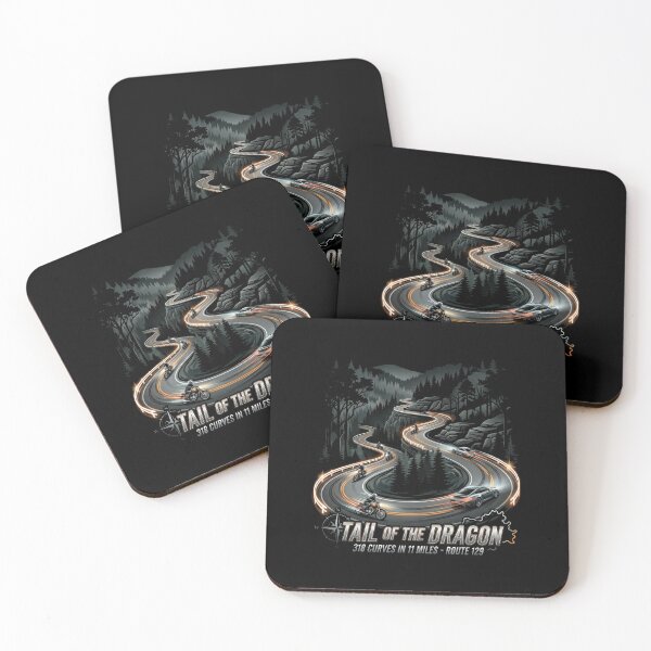 Item preview, Tail of the Dragon Motorcycle Paradise Illustration designed and sold by enzoade.