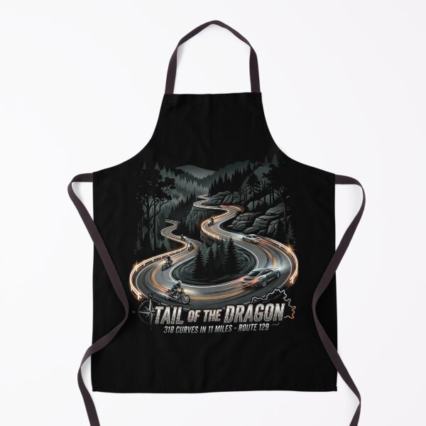 Item preview, Tail of the Dragon Motorcycle Paradise Illustration designed and sold by enzoade.