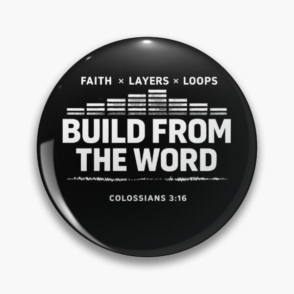 Item preview, Build From The Word – Colossians 3:16 Christian Creative Statement designed and sold by astersgraphics.