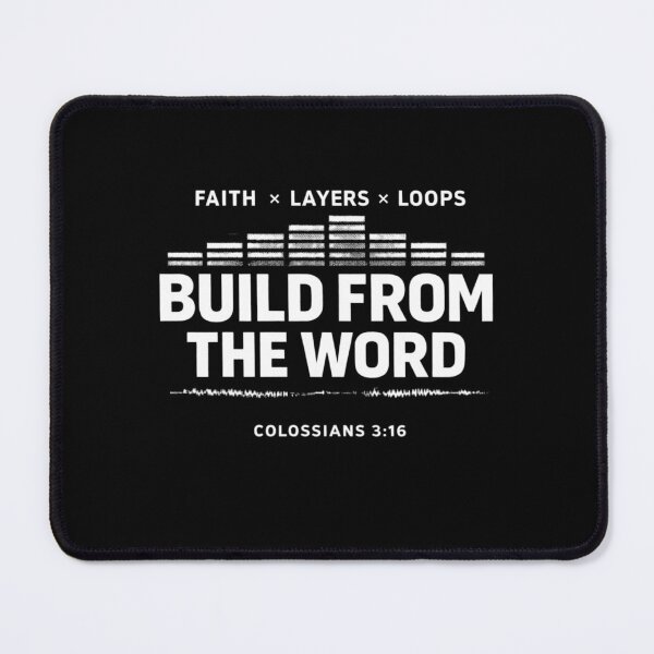 Item preview, Build From The Word – Colossians 3:16 Christian Creative Statement designed and sold by astersgraphics.