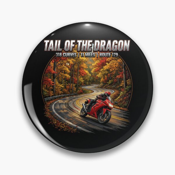Item preview, Tail of the Dragon Driving Legend Route 129 Artwork designed and sold by enzoade.