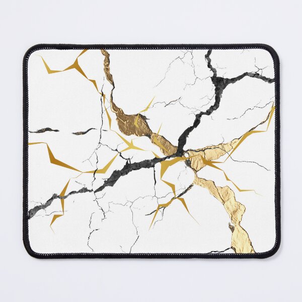 Item preview, Radiant Gold Cracks – Timeless Minimalist Art designed and sold by SolutionsArt.
