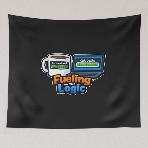 Item preview, Fueling The Logic Caffeine And Code Quality designed and sold by Zenith Design.