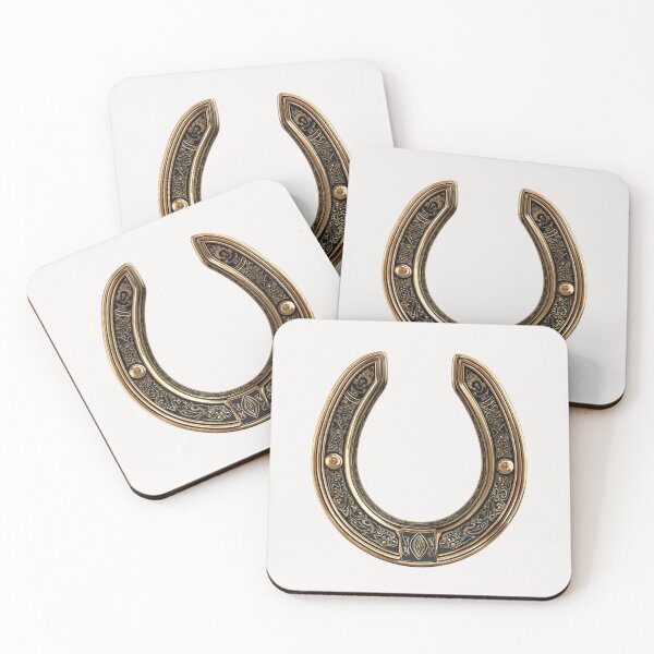 Item preview, Brass Horse shoe good luck charm designed and sold by MendaciousMina.