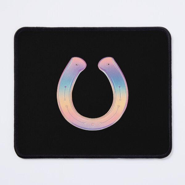 Item preview, Pastel rainbow horse shoe good luck charm designed and sold by MendaciousMina.