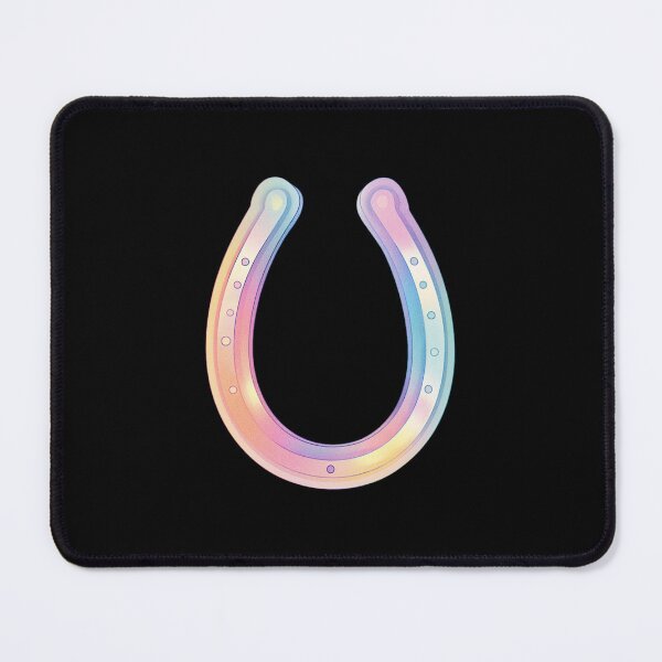 Item preview, Pastel rainbow horse shoe good luck charm designed and sold by MendaciousMina.