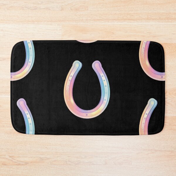 Item preview, Pastel rainbow horse shoe good luck charm designed and sold by MendaciousMina.