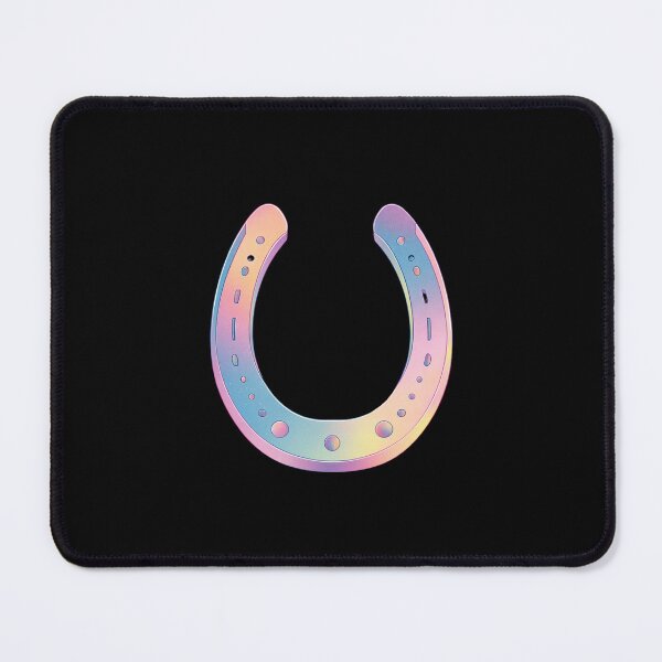 Item preview, Pastel rainbow horse shoe good luck charm designed and sold by MendaciousMina.