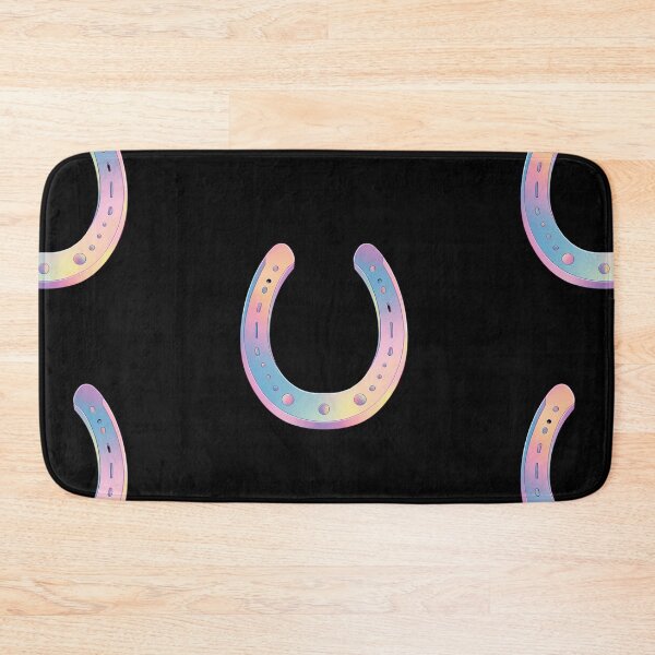 Item preview, Pastel rainbow horse shoe good luck charm designed and sold by MendaciousMina.