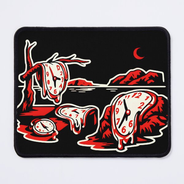 Item preview, Persistence of Memory Melting Clocks | Surreal Dali Inspired Risograph Vintage T-Shirt designed and sold by WAUZ.