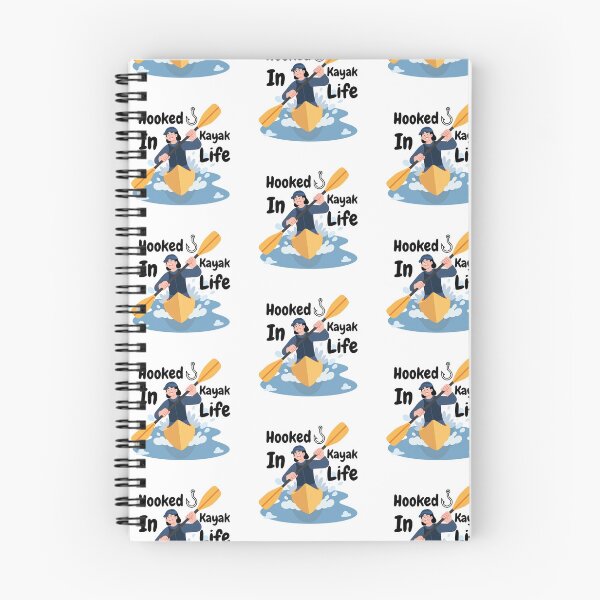 Item preview, Hooked on Kayak Life – Funny Kayaking Lover Design for Paddlers & Outdoor Adventure Fans designed and sold by Anasalseady.