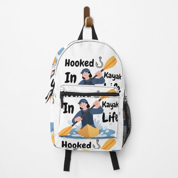 Item preview, Hooked on Kayak Life – Funny Kayaking Lover Design for Paddlers & Outdoor Adventure Fans designed and sold by Anasalseady.