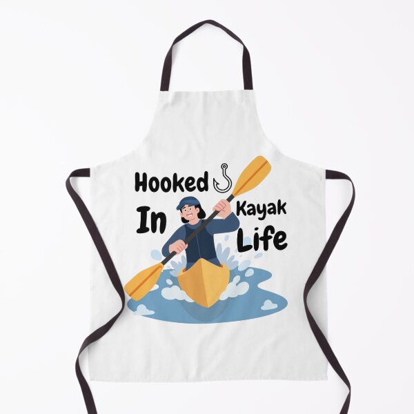 Item preview, Hooked on Kayak Life – Funny Kayaking Lover Design for Paddlers & Outdoor Adventure Fans designed and sold by Anasalseady.