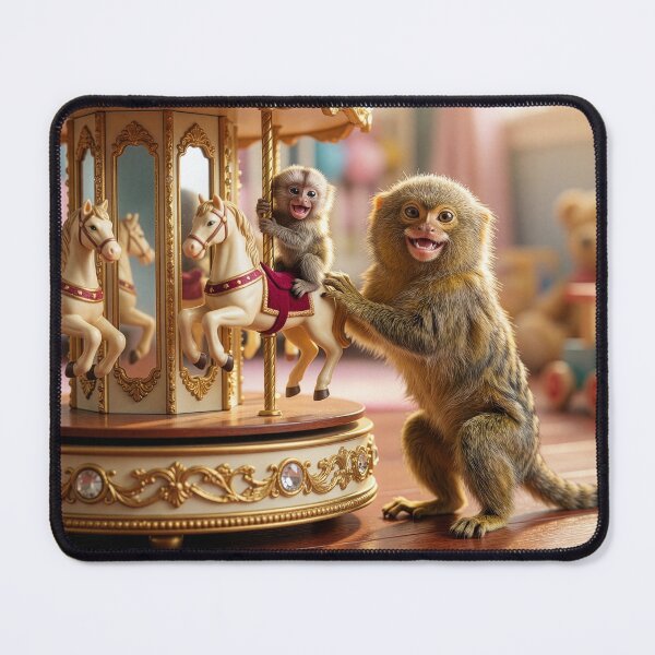 Item preview, Pygmy Marmoset Baby Rides Carousel designed and sold by Tridentulus.