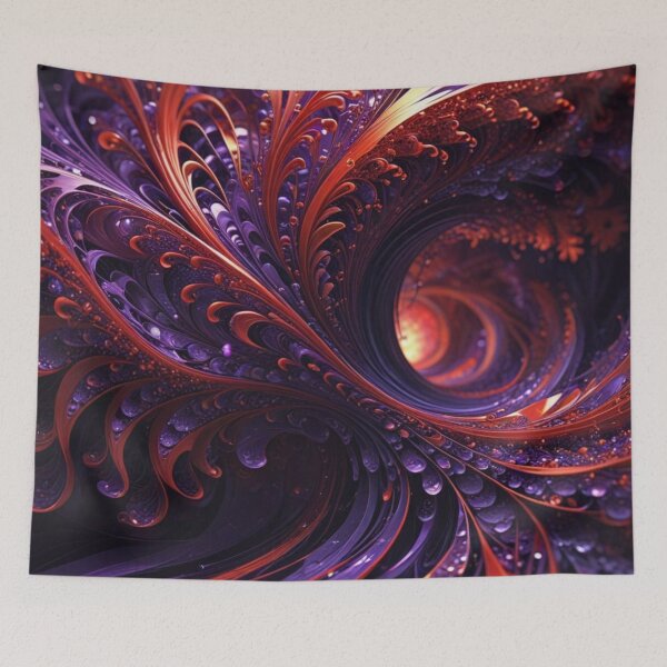 Item preview, Crimson Violet Vortex designed and sold by Harmonic_Layers.