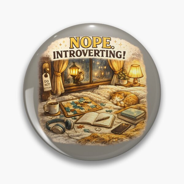 Item preview, Nope Introverting — Funny Introvert Gift designed and sold by FullHousePOD.