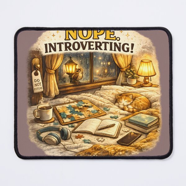Item preview, Nope Introverting — Funny Introvert Gift designed and sold by FullHousePOD.