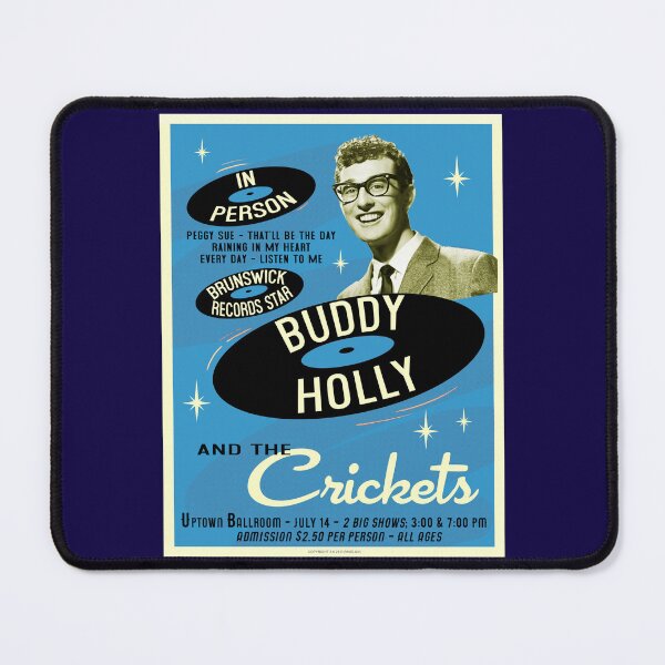 Item preview, Buddy Holly Show Blue designed and sold by Normbot2000.