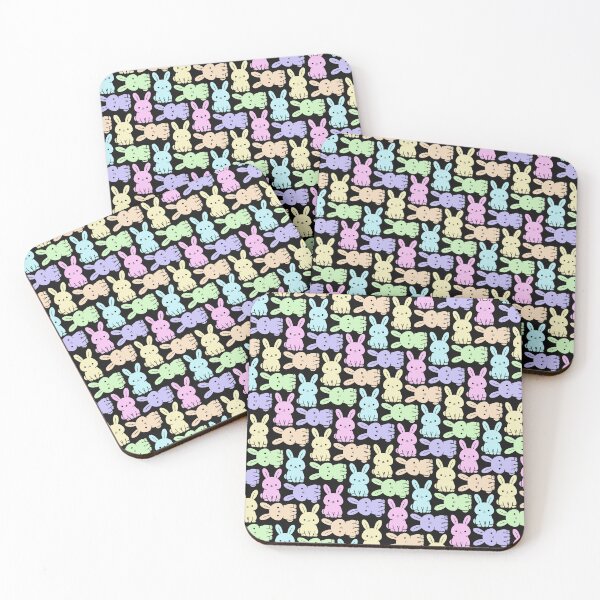 Item preview, Chaotic Pastel Easter Bunny Pattern designed and sold by BeJolley.