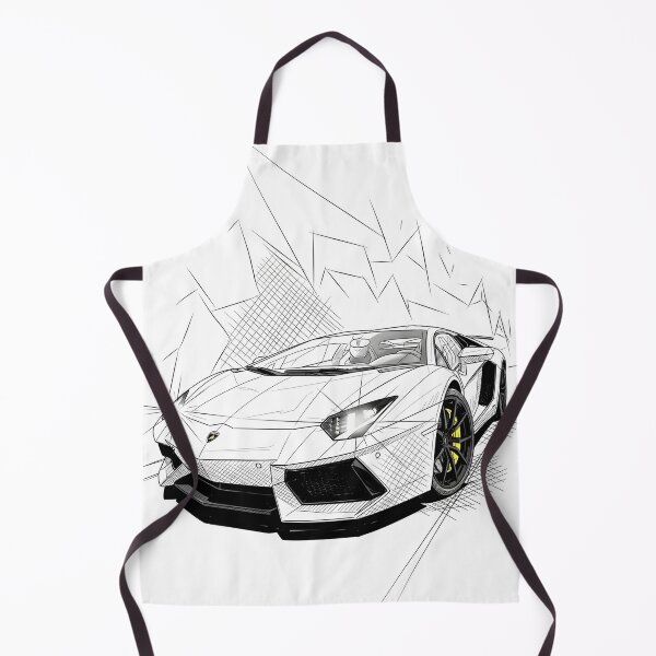 Item preview, Lamborghini Aventador Sketch Poster Supercar Concept Art Illustration designed and sold by Motorline44.