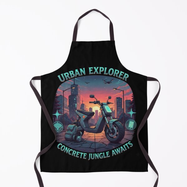 Item preview, Urban Explorer – Electric Scooter City Sunset Design designed and sold by Dogandesighn.