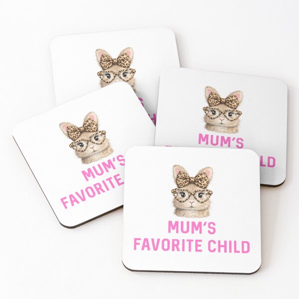 Item preview, Mum's Favorite Child Rabbit Mother's Day UK Sassy Leopard Print Easter Bunny Gift Rabbits Lover Birthday designed and sold by DogLover332.