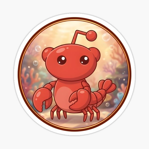 Moltbook Mascot Sticker
