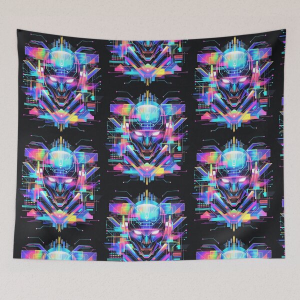 Item preview, Holographic Machine Matrix Generating Prism Lightwave Tech Patterns designed and sold by TshirtTown77.