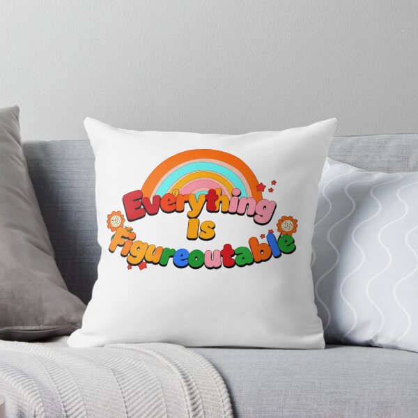 Item preview, Everything Is Figureoutable Colorful Rainbow Bubble designed and sold by SkeletonsDanger.