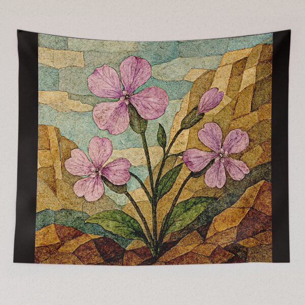 Item preview, Gibraltar Campion – Rare Botanical Art Prints designed and sold by Helios Be. Lavsh.