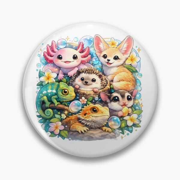 Item preview, Cute Exotic Pets Collage — Exotic Pet Owner Gift designed and sold by FullHousePOD.