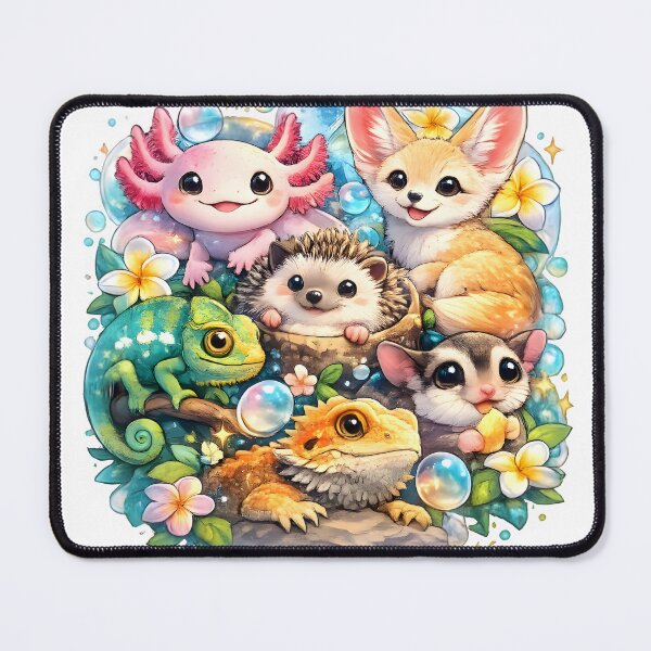 Item preview, Cute Exotic Pets Collage — Exotic Pet Owner Gift designed and sold by FullHousePOD.