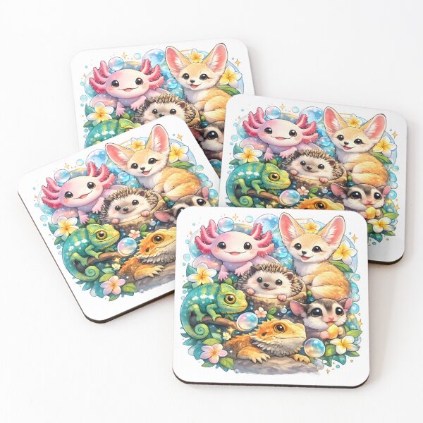 Item preview, Cute Exotic Pets Collage — Exotic Pet Owner Gift designed and sold by FullHousePOD.