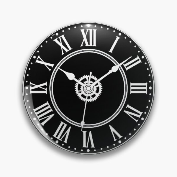Item preview, Vintage Roman Numeral Clock designed and sold by Lunarifinds .