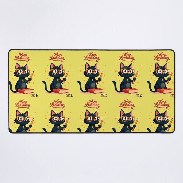 Item preview, Black Cat Teacher Sitting on Book With Pencil designed and sold by Black Cat Merch Company.