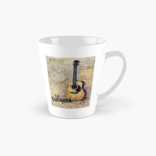 Item preview, La Guitarra Vintage Guitar Art Collage, Acoustic Guitar Illustration, Musician Gift, Dark Academia Music Aesthetic Poster designed and sold by art2print.