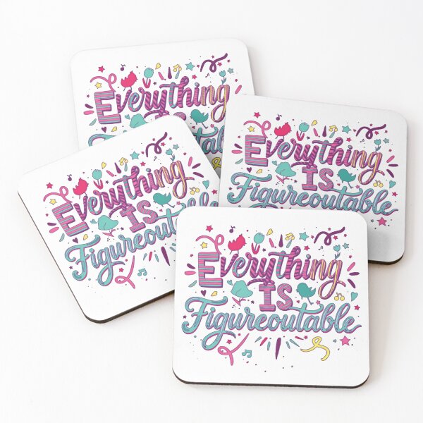 Item preview, Everything Is Figureoutable Purple Confetti Celebration designed and sold by SkeletonsDanger.