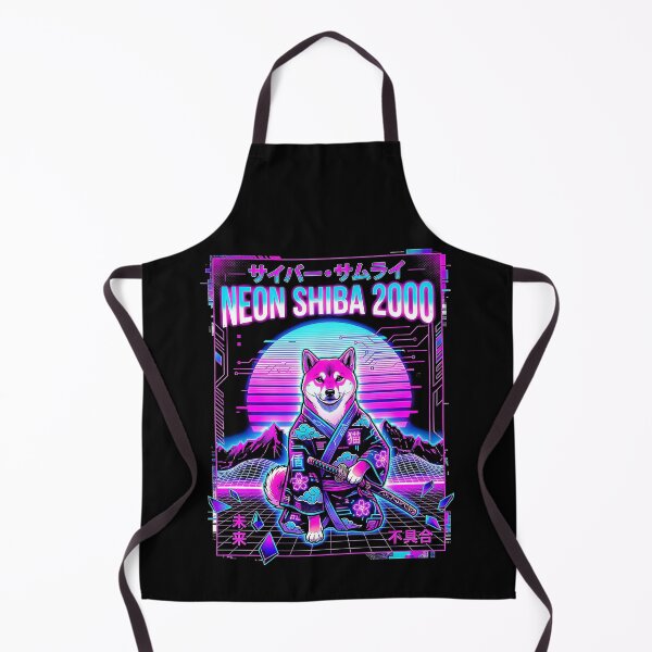 Item preview, Neon Shiba 2000 Cyberpunk Samurai designed and sold by graphixpolash.