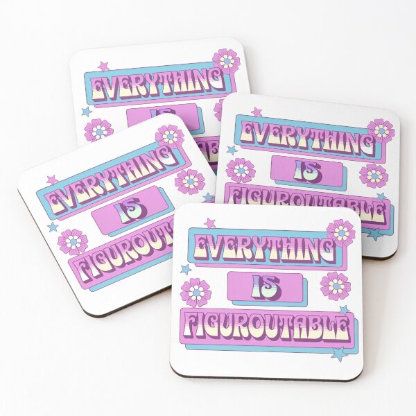 Item preview, Everything Is Figureoutable Y2K Pastel Box designed and sold by SkeletonsDanger.