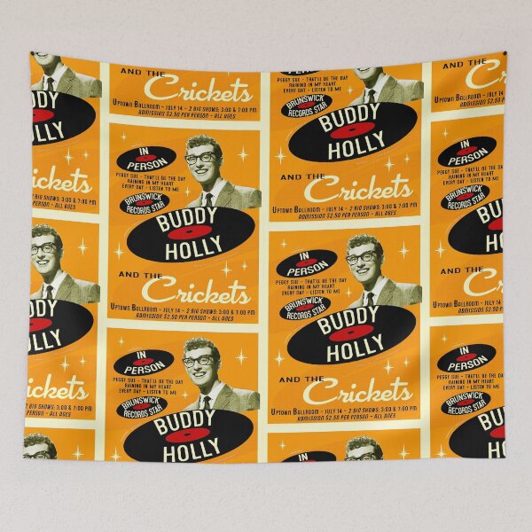 Aperçu de l'œuvre Buddy Holly Show Orange créée et vendue par Normbot2000.