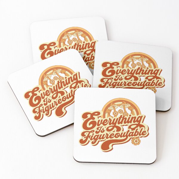 Item preview, Everything Is Figureoutable Groovy Seventies Mushroom designed and sold by SkeletonsDanger.