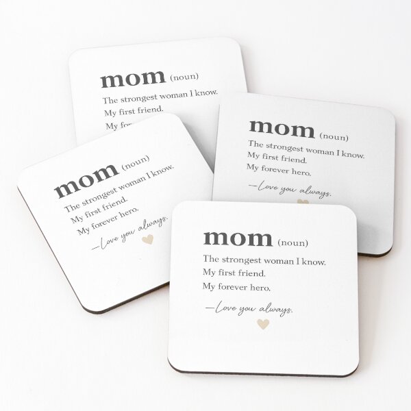 Item preview, Mom Definition – Modern Minimalist Mother’s Day Gift designed and sold by Andrei Cazan.