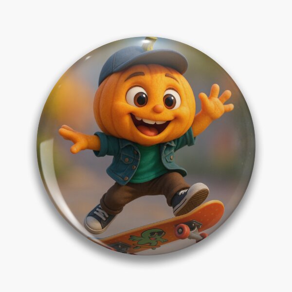 Item preview, Skater Pumpkin Boy designed and sold by Sillytoe.