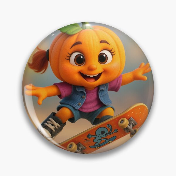 Item preview, Skater Pumpkin Girl designed and sold by Sillytoe.