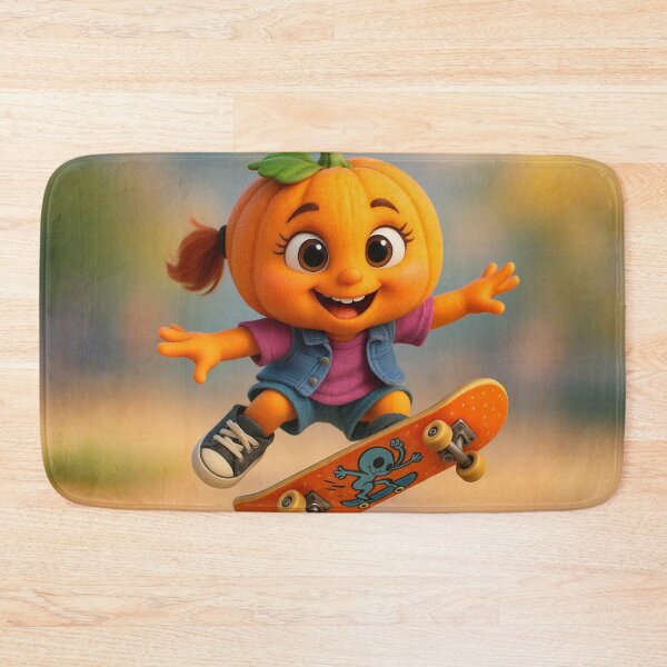 Item preview, Skater Pumpkin Girl designed and sold by Sillytoe.