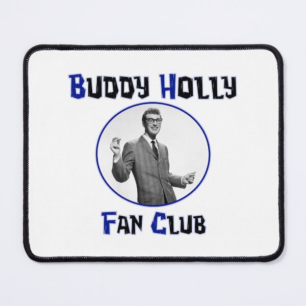 Item preview, Buddy Holly Fan Club Blue designed and sold by Normbot2000.