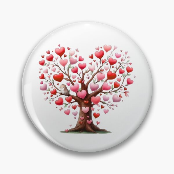 Item preview, Romantique heart tree art designed and sold by sundos.